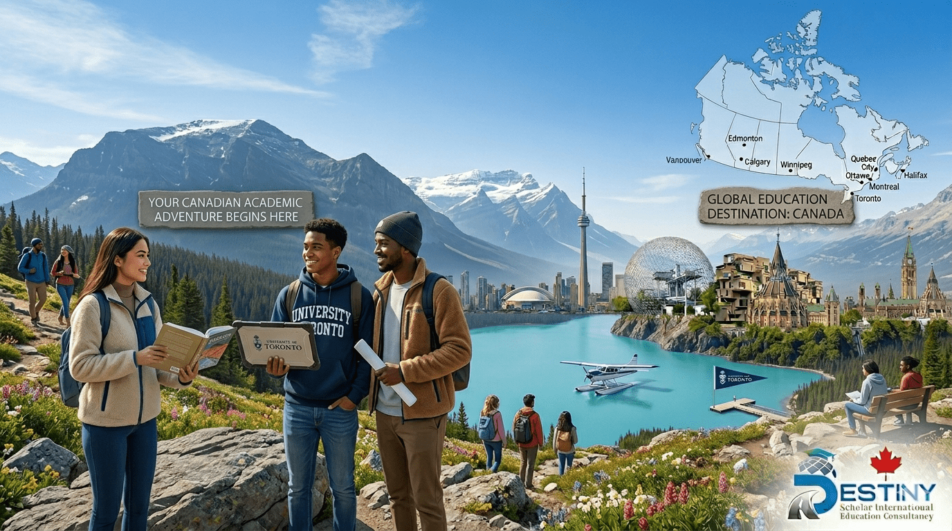 Destiny scholar service for student who want to visit Canada.