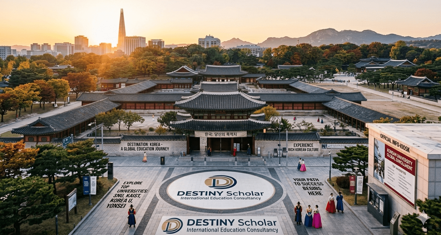 Service for student wanting to go to South Korea.