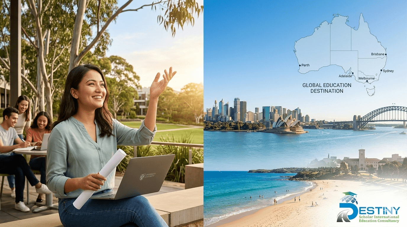Destiny Scholar service for student wanting to got to Australia